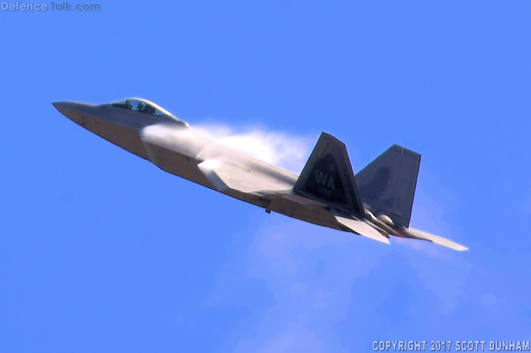 USAF F-22A Raptor Air Superiority Fighter Aircraft