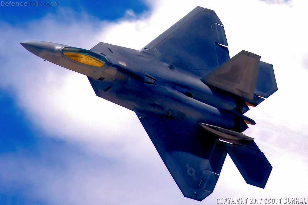 USAF F-22A Raptor Air Superiority Fighter Aircraft