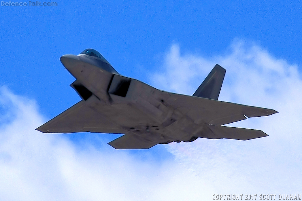 USAF F-22A Raptor Air Superiority Fighter Aircraft