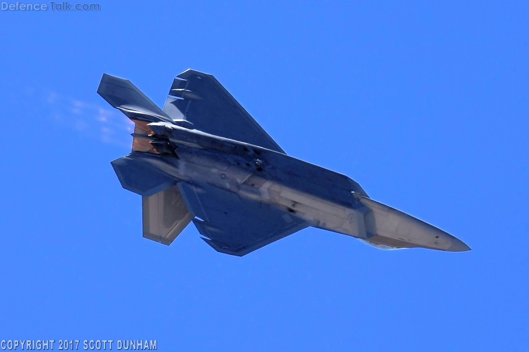 USAF F-22A Raptor Air Superiority Fighter Aircraft