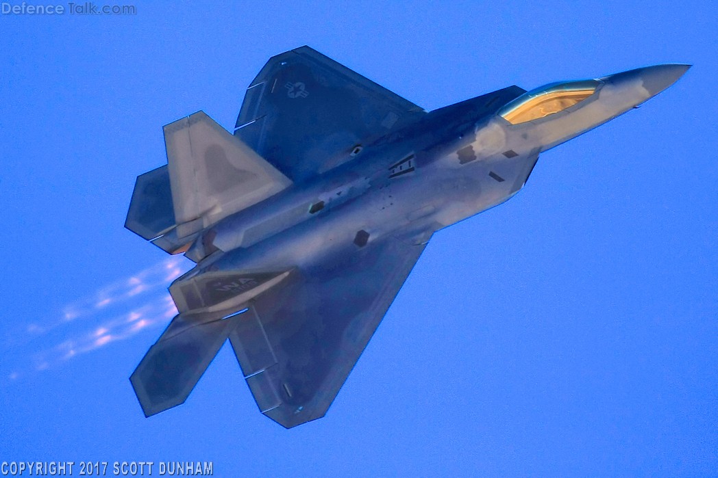 USAF F-22A Raptor Air Superiority Fighter Aircraft