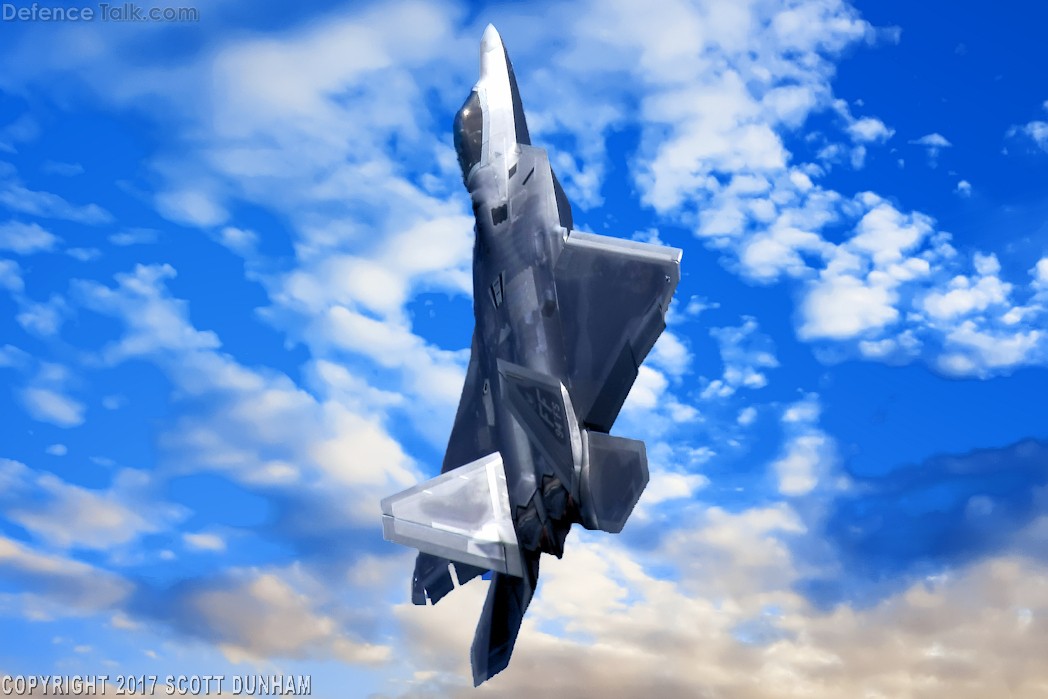 USAF F-22A Raptor Air Superiority Fighter Aircraft