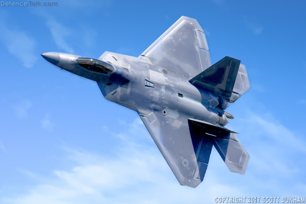 USAF F-22A Raptor Air Superiority Fighter Aircraft