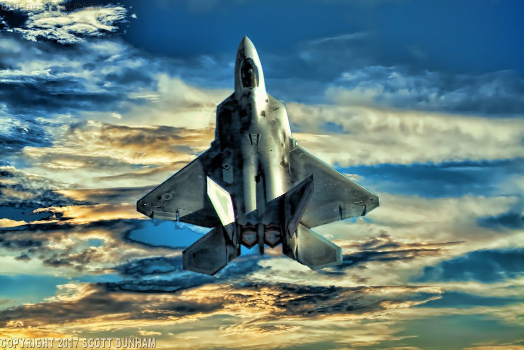 USAF F-22A Raptor Air Superiority Fighter Aircraft