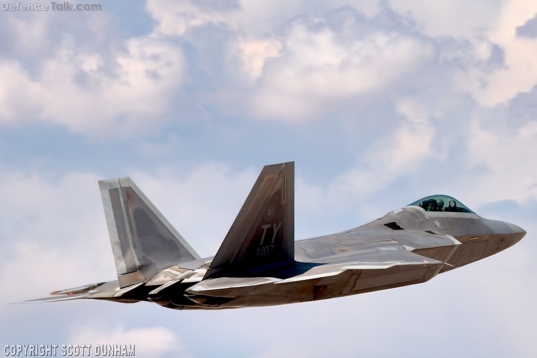 USAF F-22A Raptor Air Superiority Fighter Aircraft