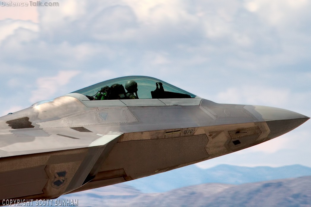 USAF F-22A Raptor Air Superiority Fighter Aircraft