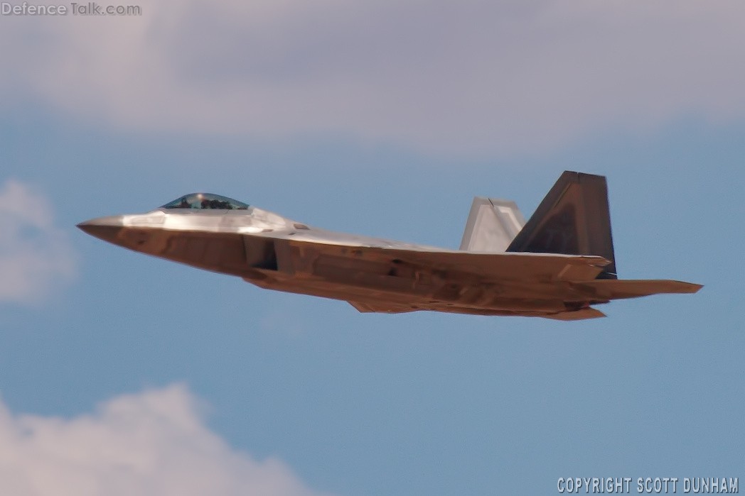 USAF F-22A Raptor Air Superiority Fighter Aircraft