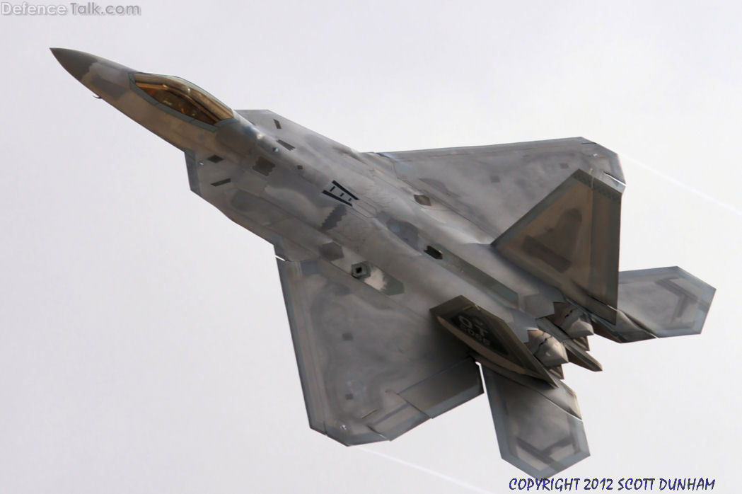 USAF F-22A Raptor Air Superiority Fighter