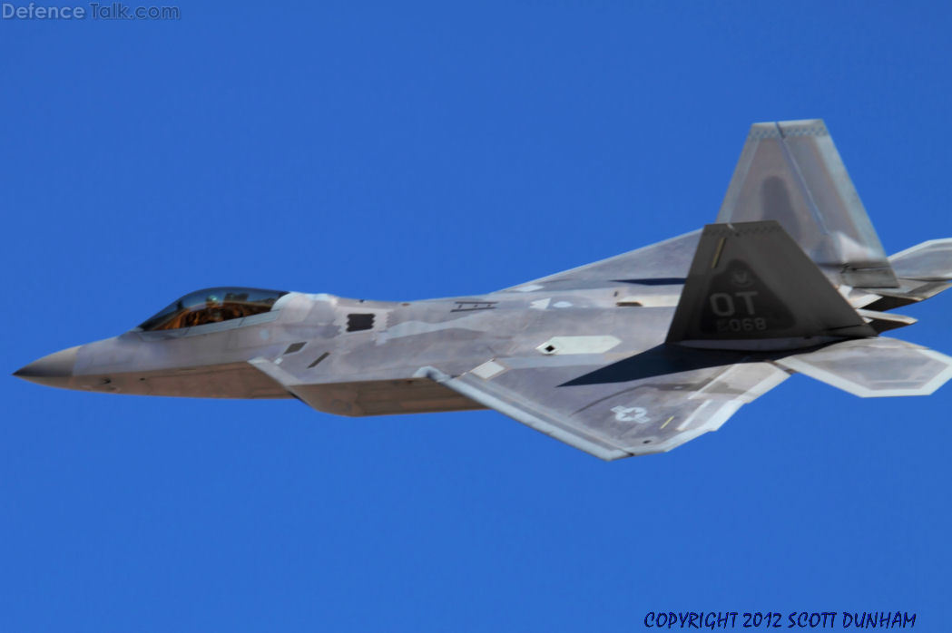 USAF F-22A Raptor Air Superiority Fighter