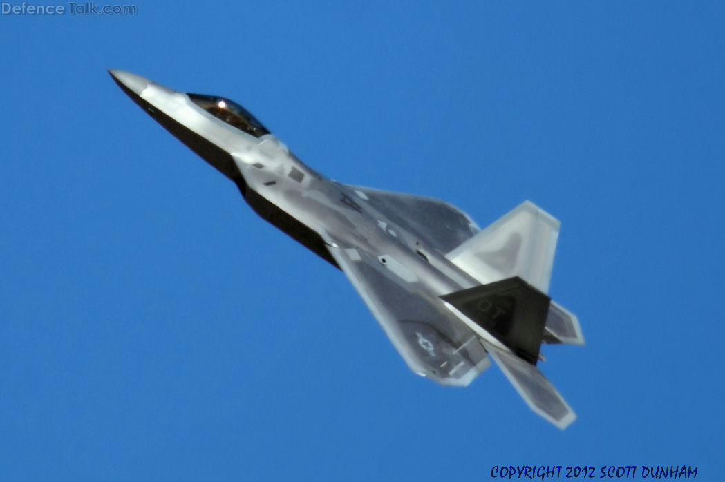 USAF F-22A Raptor Air Superiority Fighter