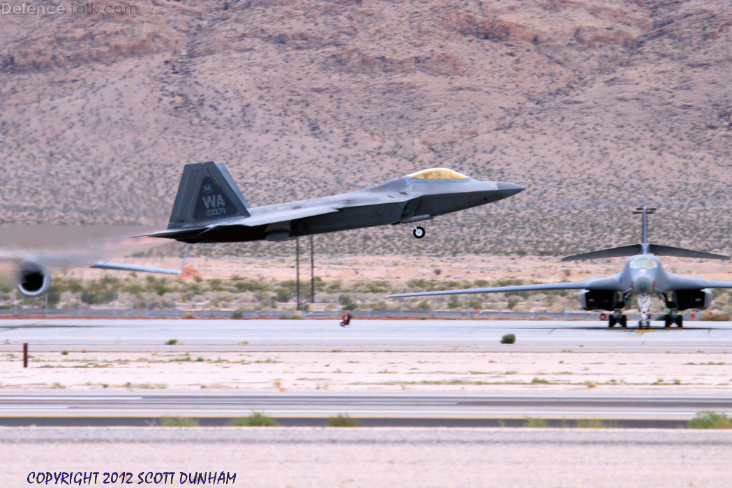 USAF F-22A Raptor Air Superiority Fighter