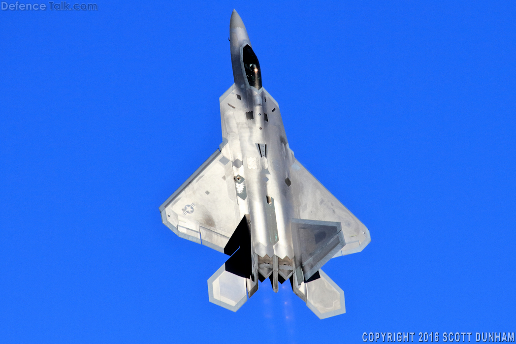 USAF F-22A Raptor Air Superiority Fighter