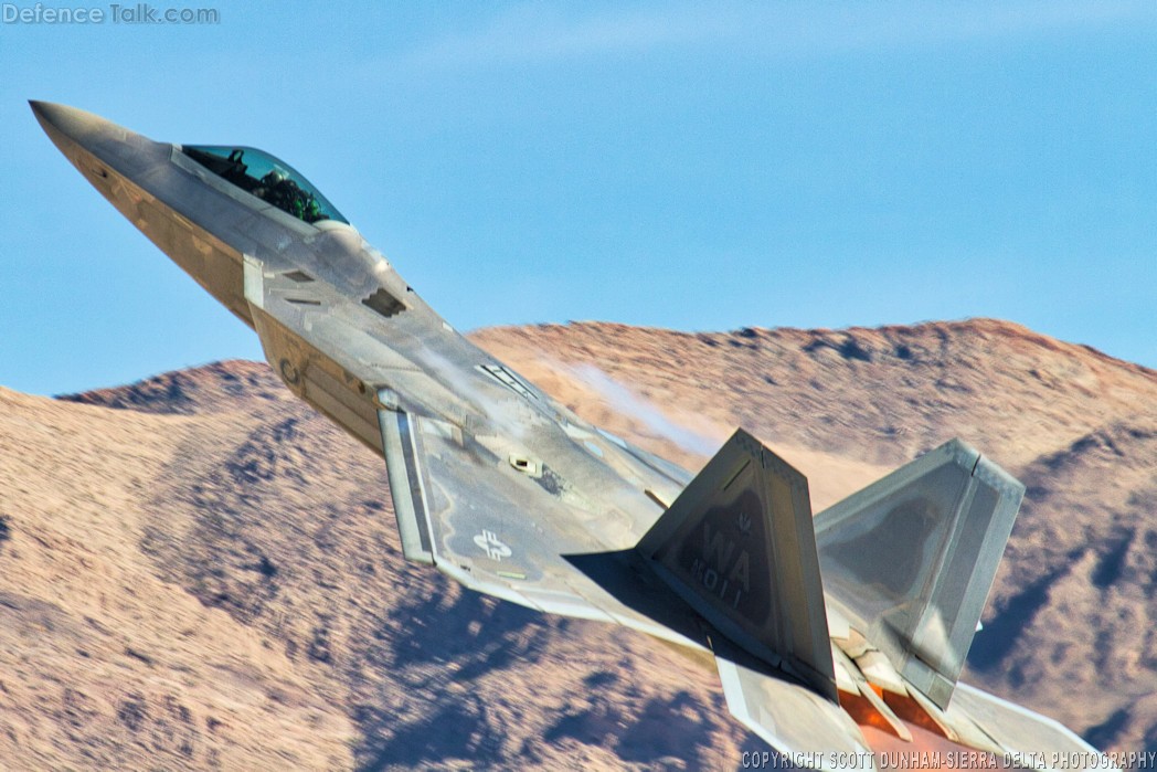 USAF F-22A Raptor Air Superiority Fighter