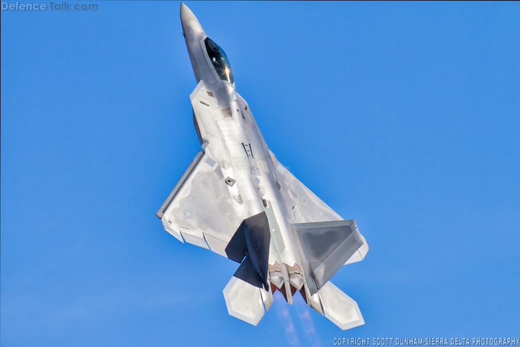 USAF F-22A Raptor Air Superiority Fighter