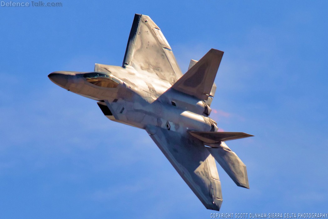 USAF F-22A Raptor Air Superiority Fighter