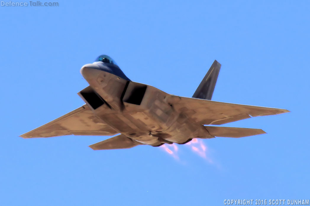 USAF F-22A Raptor Fighter Aircraft