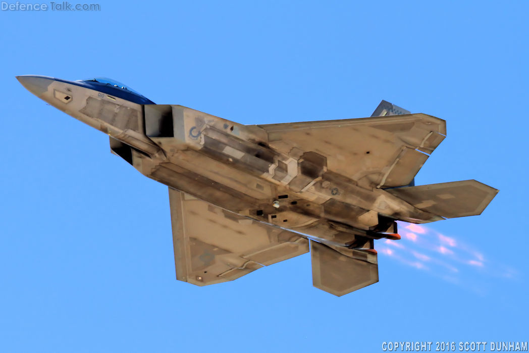 USAF F-22A Raptor Fighter Aircraft