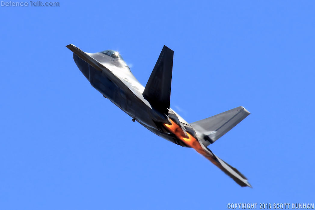 USAF F-22A Raptor Fighter Aircraft