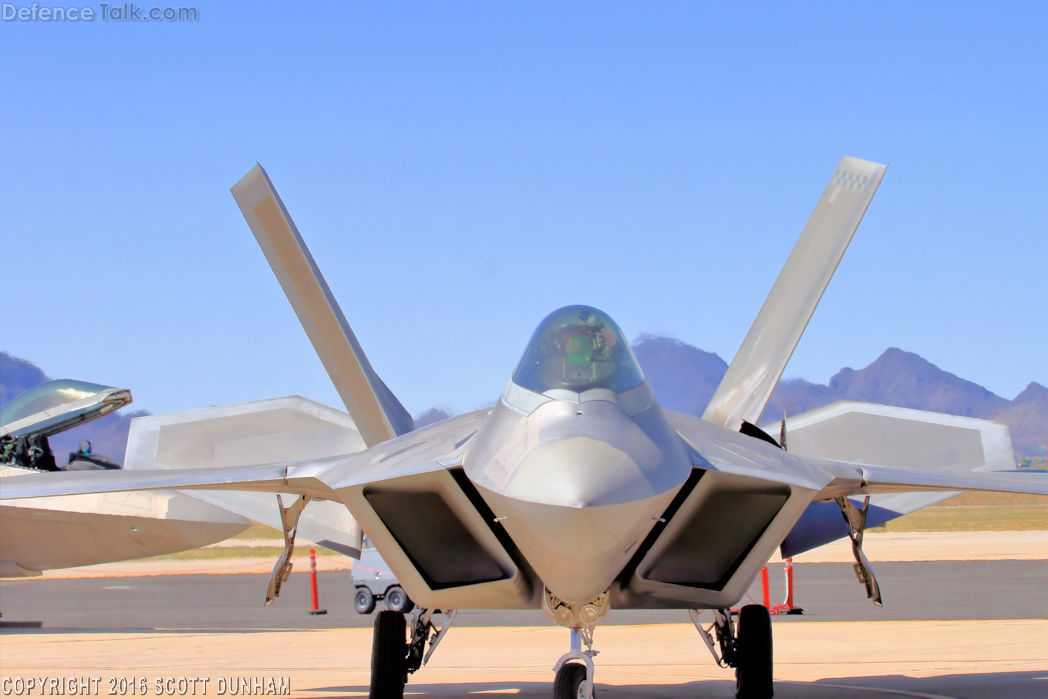 USAF F-22A Raptor Fighter Aircraft