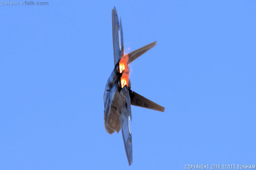 USAF F-22A Raptor Fighter Aircraft