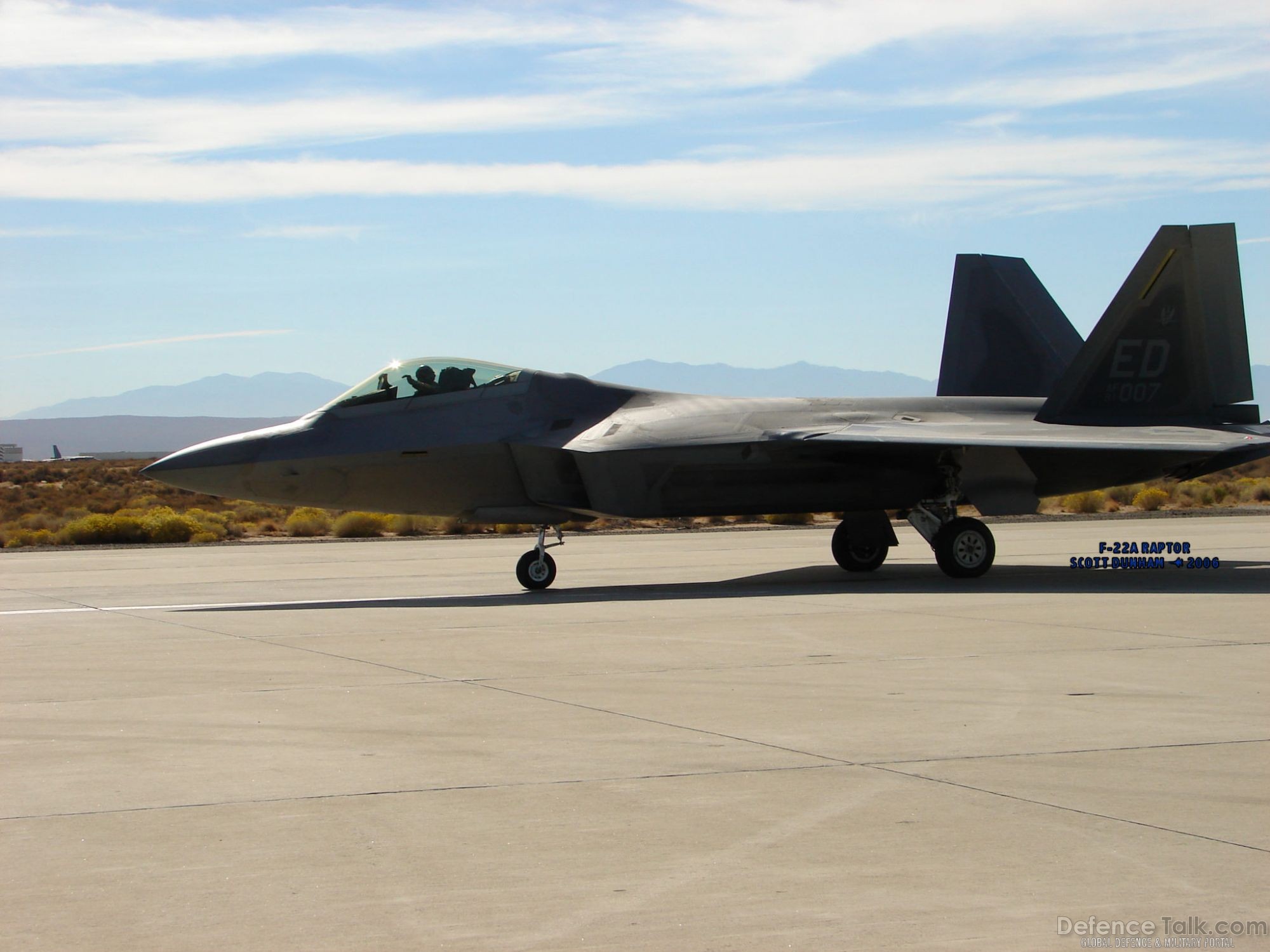 USAF F-22A Raptor Stealth Fighter