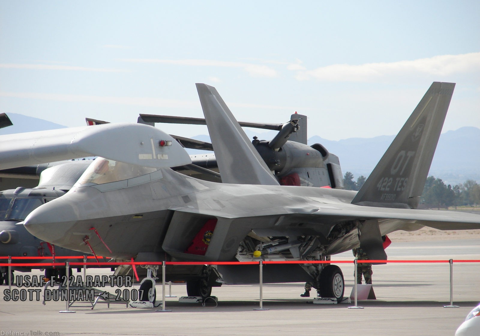 USAF F-22A Raptor Stealth Fighter