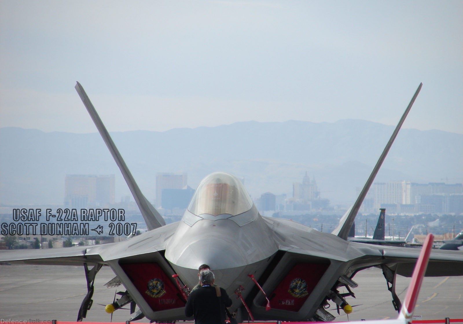 USAF F-22A Raptor Stealth Fighter