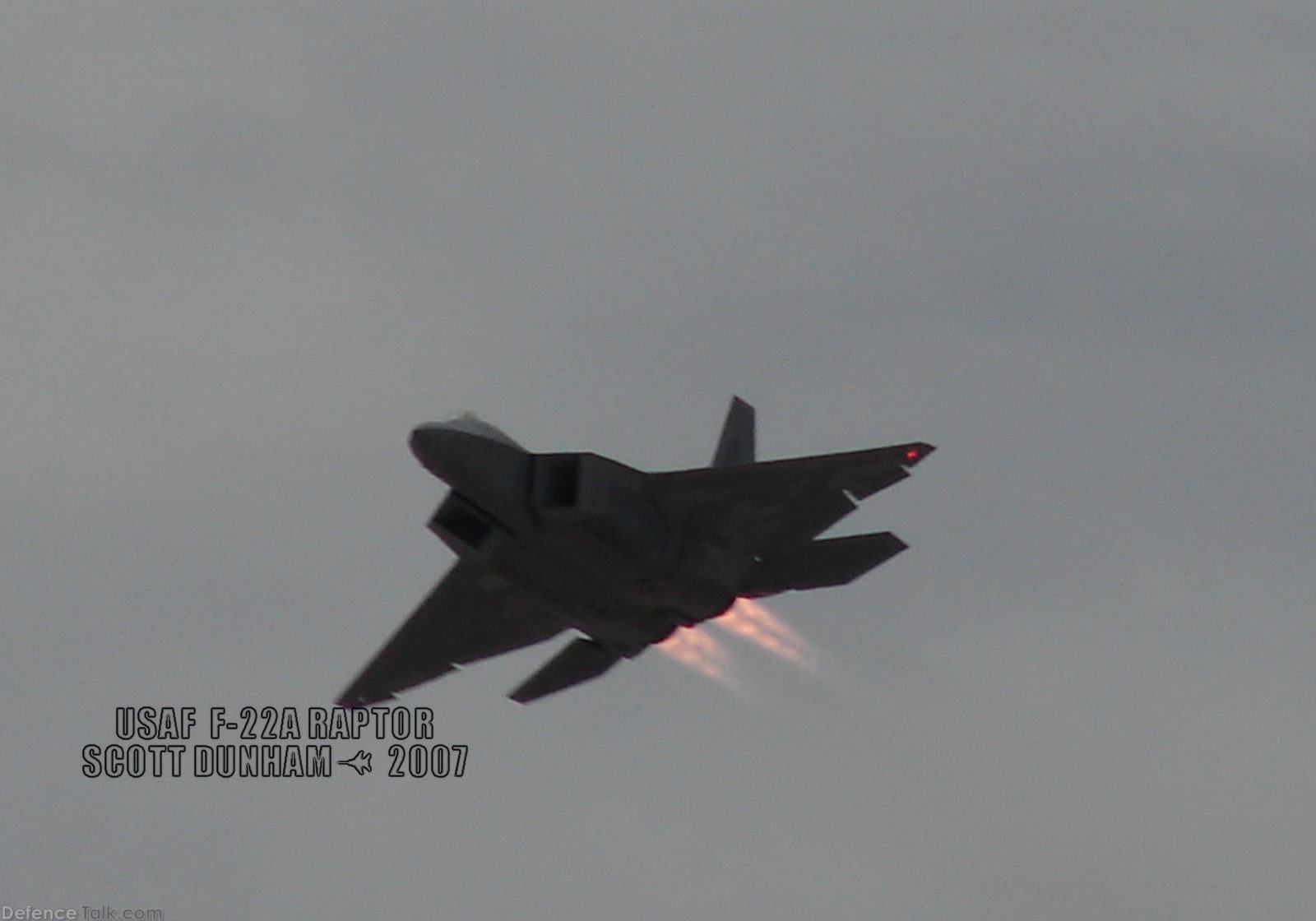 USAF F-22A Raptor Stealth Fighter