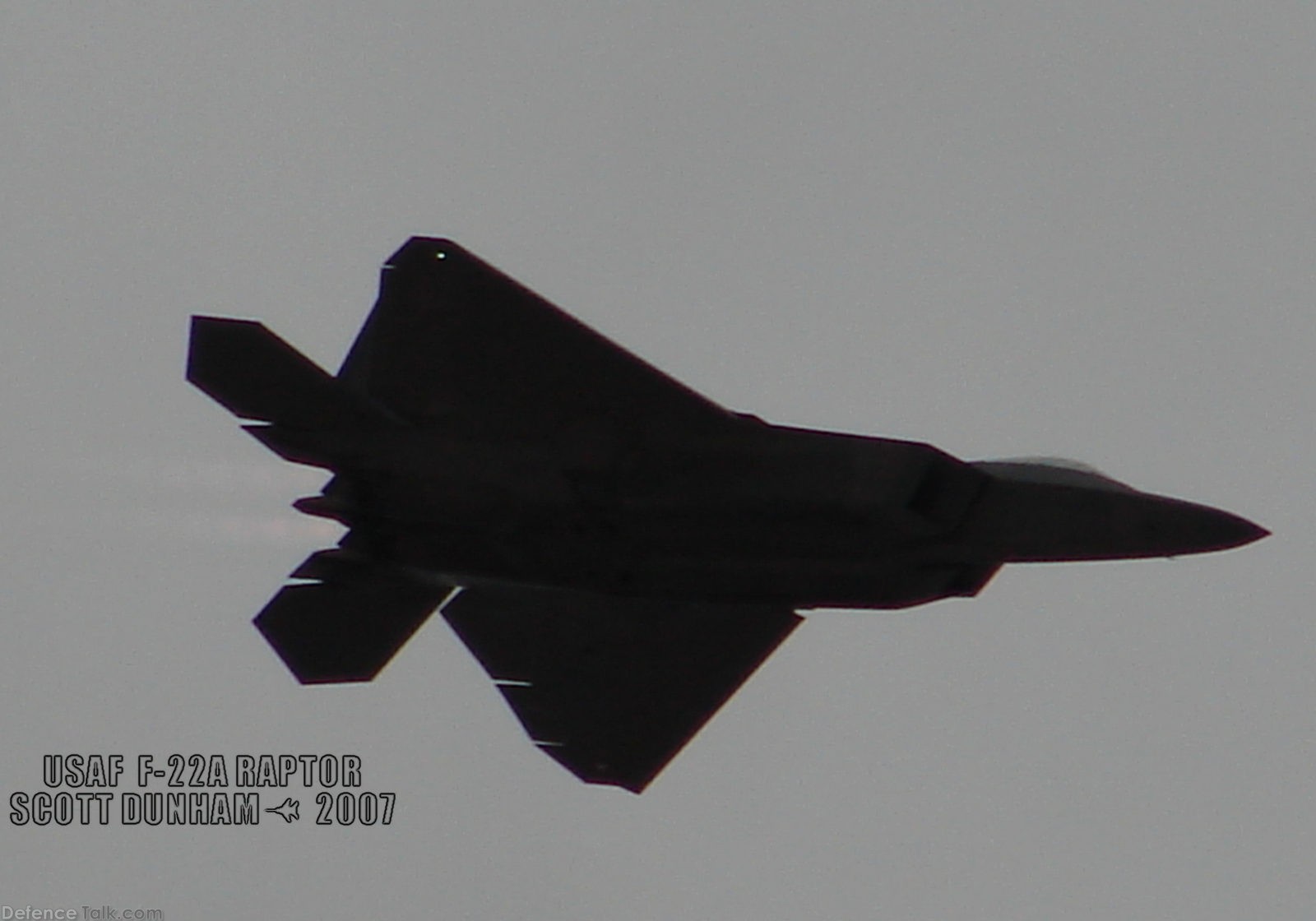 USAF F-22A Raptor Stealth Fighter