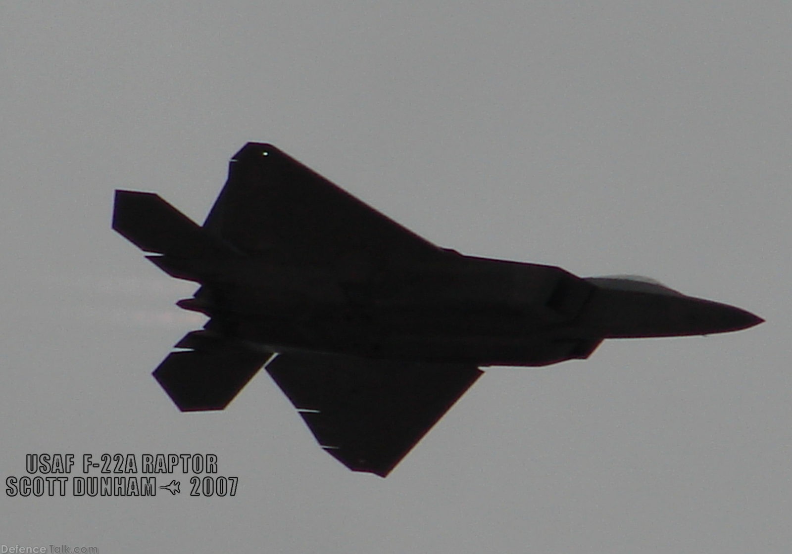 USAF F-22A Raptor Stealth Fighter