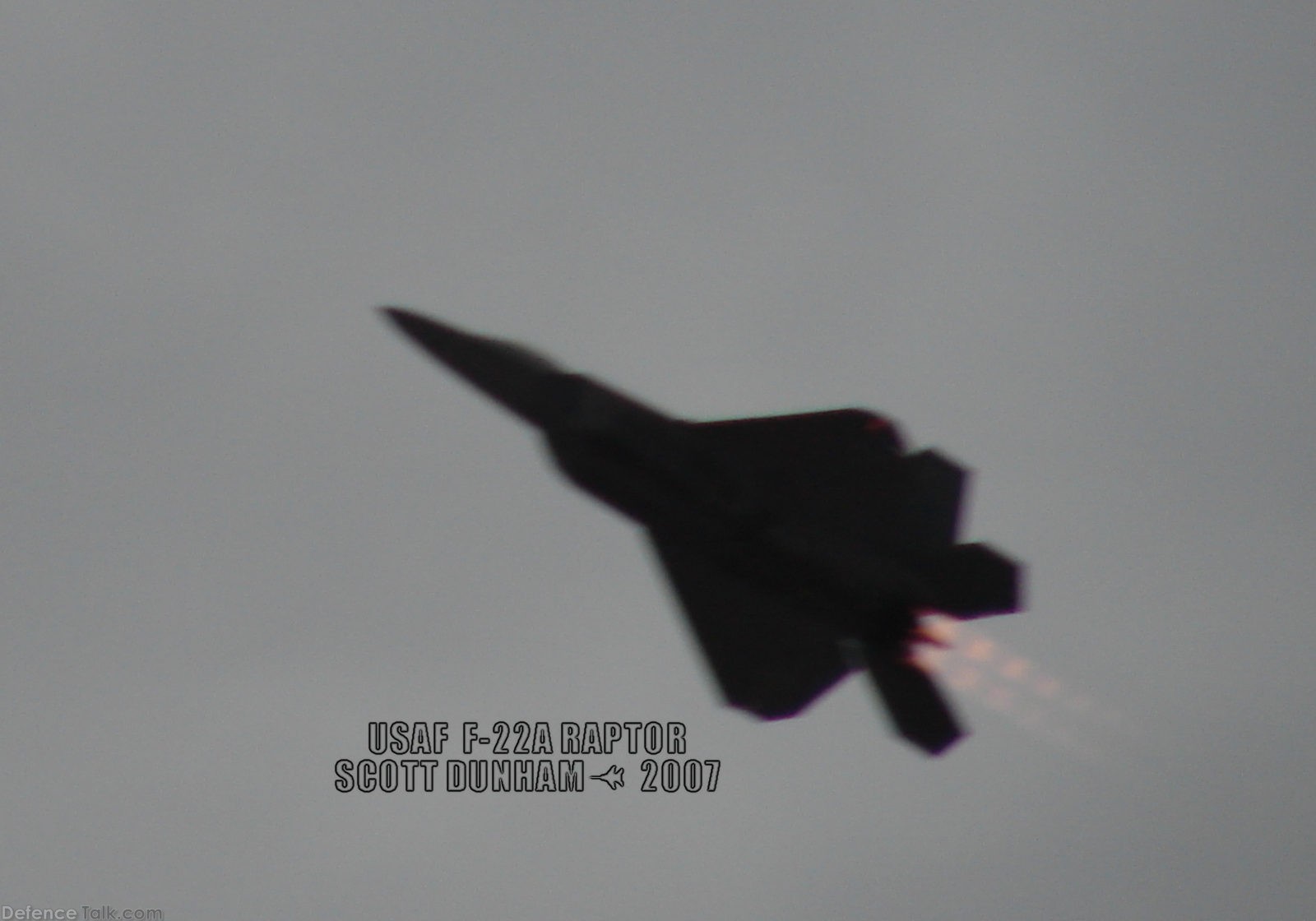 USAF F-22A Raptor Stealth Fighter