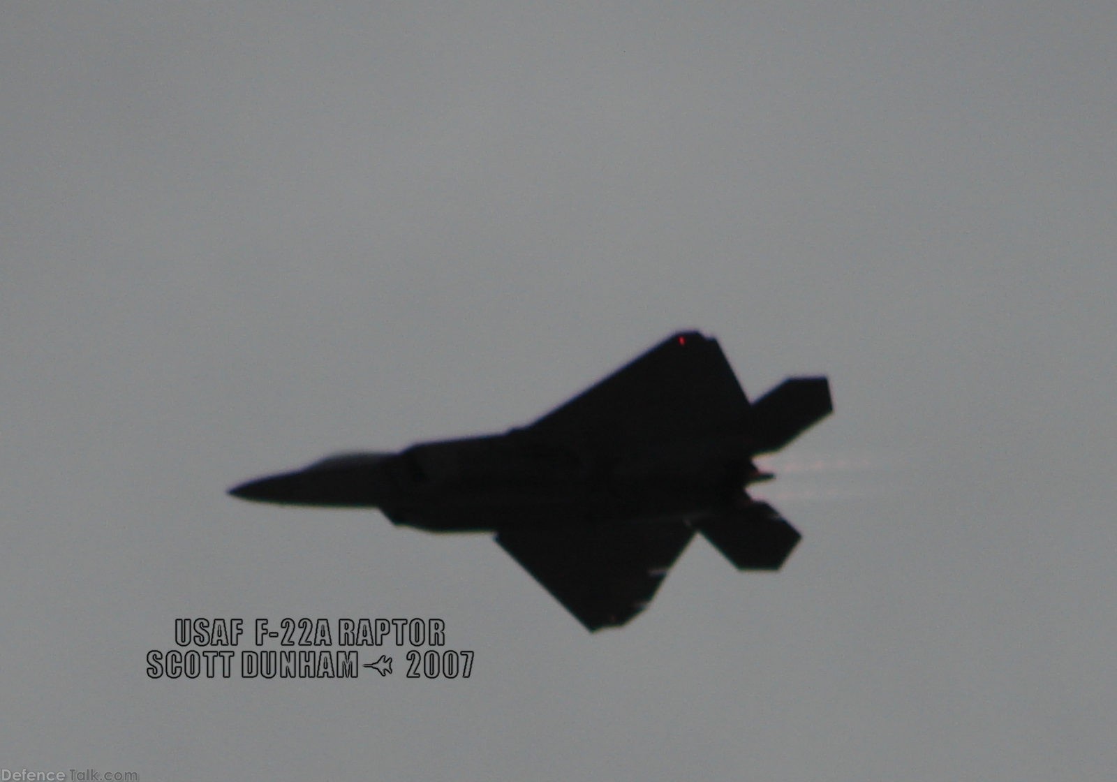 USAF F-22A Raptor Stealth Fighter