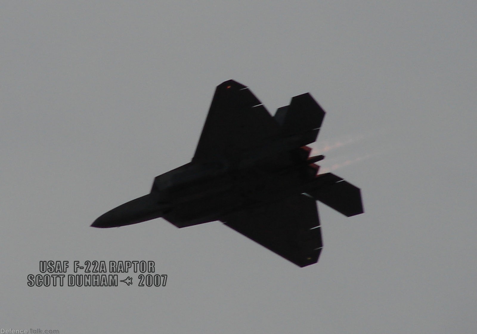 USAF F-22A Raptor Stealth Fighter