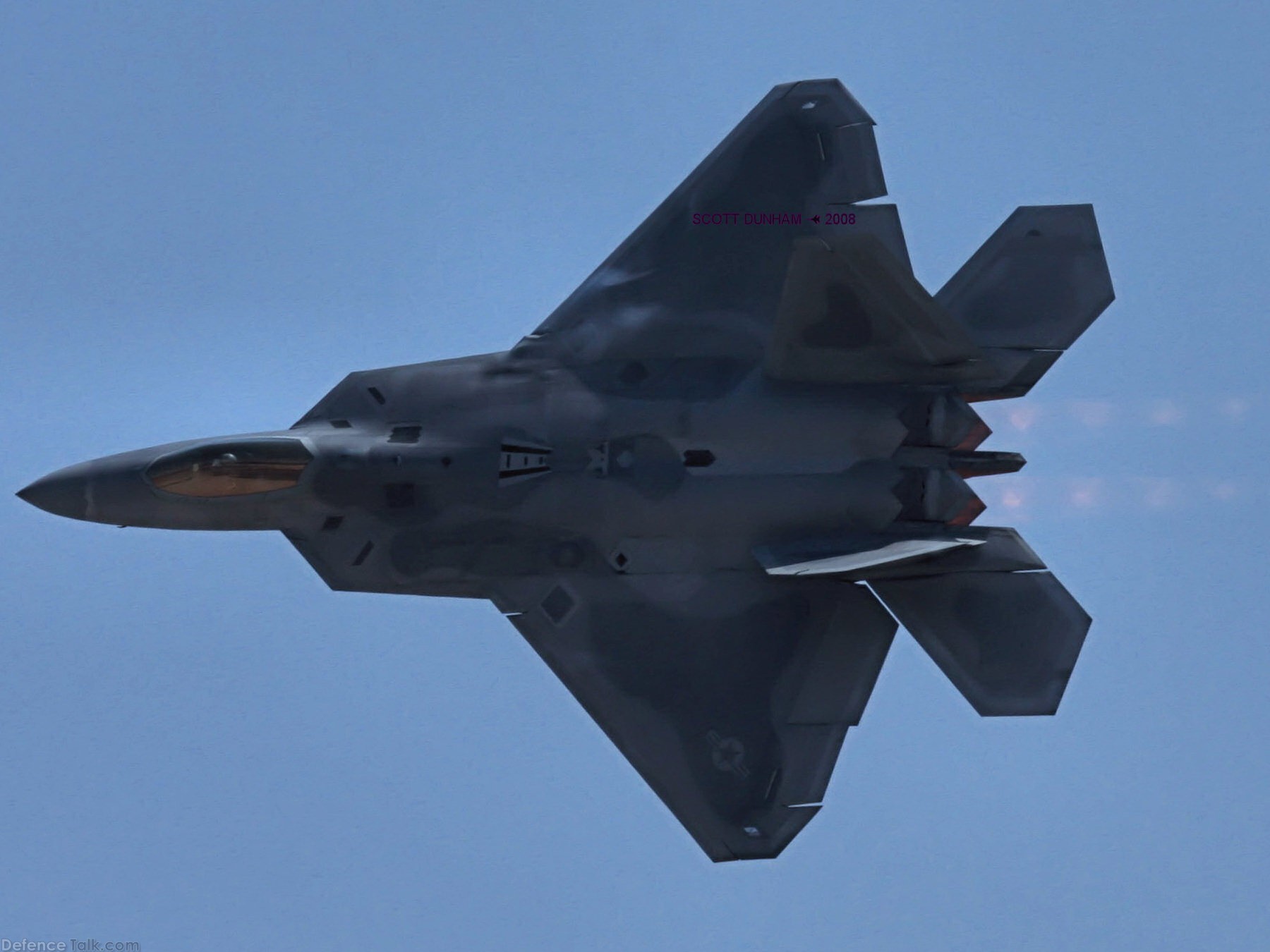 USAF F-22A Raptor Stealth Fighter