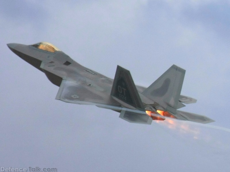 USAF F-22A Raptor Stealth Fighter