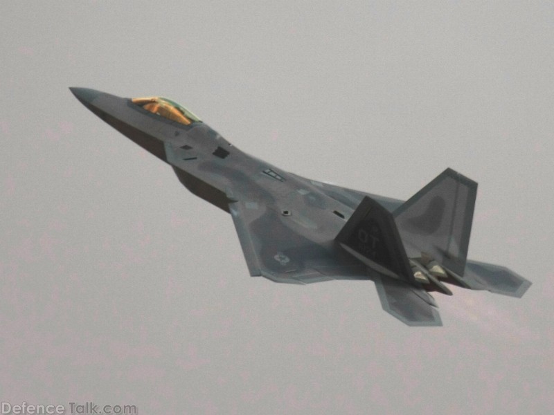 USAF F-22A Raptor Stealth Fighter