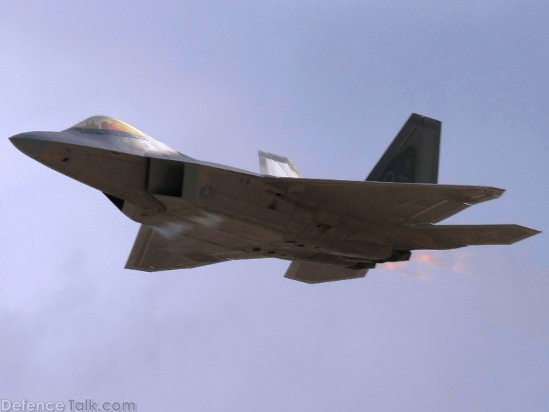 USAF F-22A Raptor Stealth Fighter