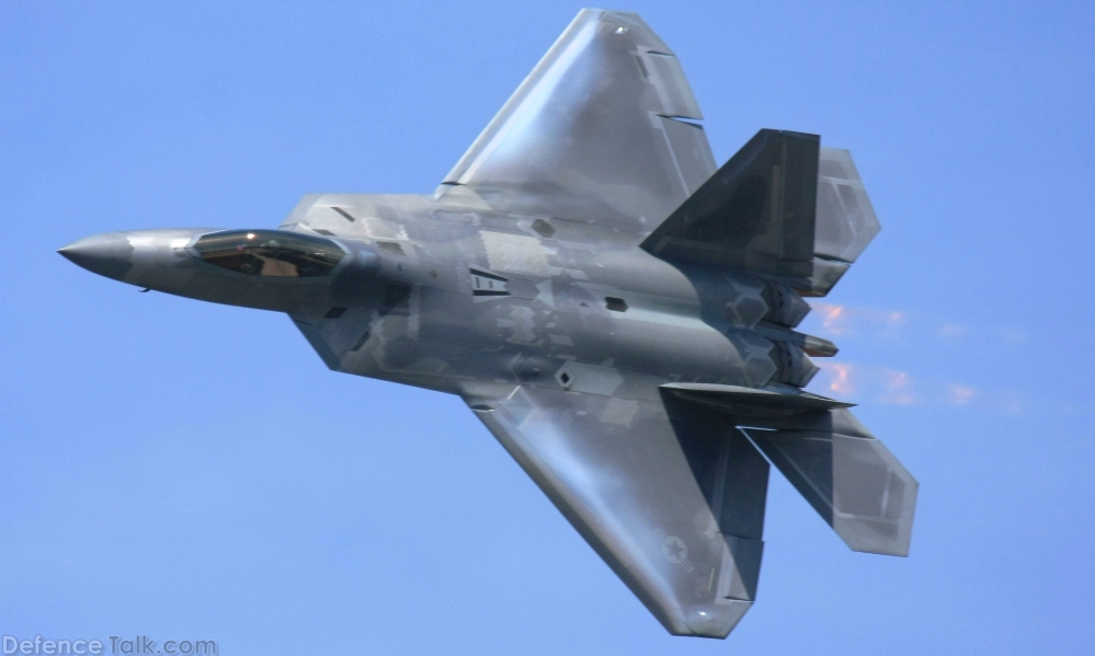 USAF F-22A Raptor Stealth Fighter