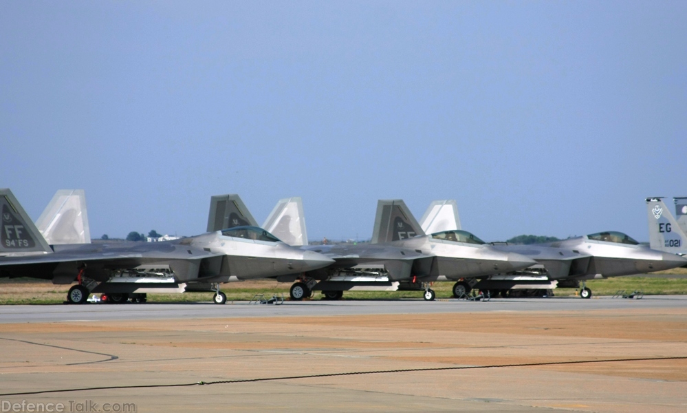 USAF F-22A Raptor Stealth Fighter