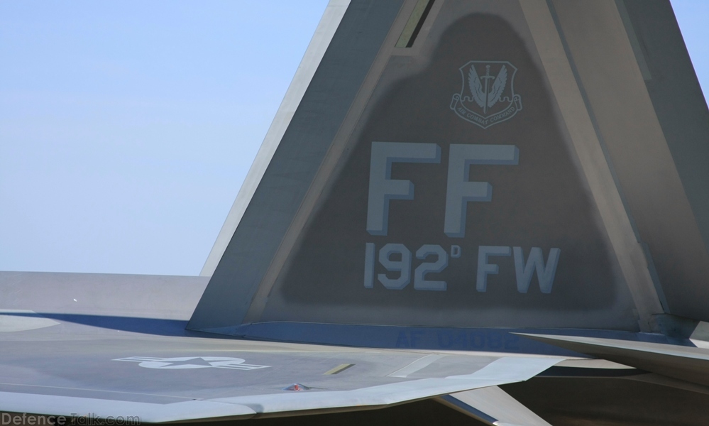 USAF F-22A Raptor Stealth Fighter