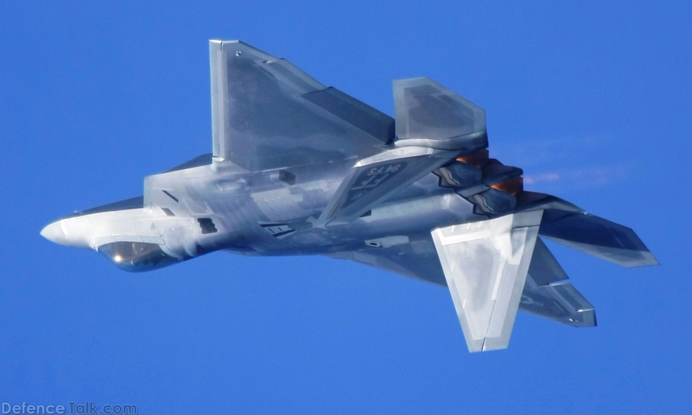 USAF F-22A Raptor Stealth Fighter