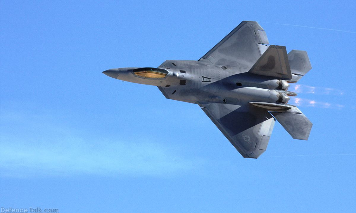 USAF F-22A Raptor Stealth Fighter