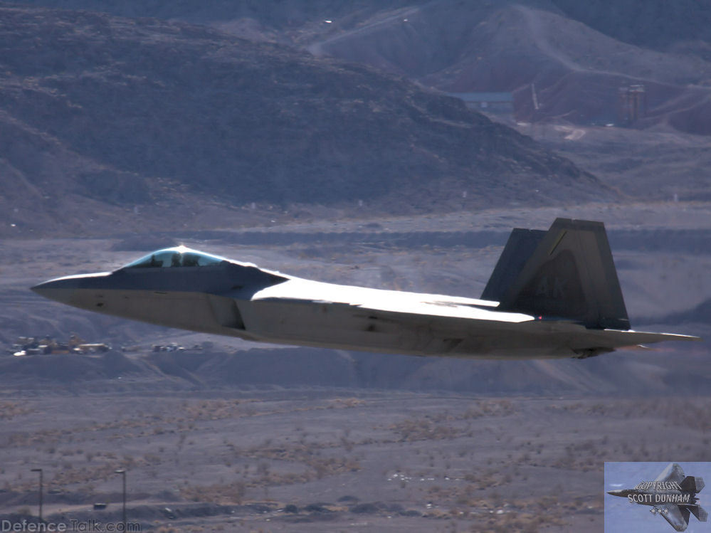 USAF F-22A Raptor Stealth Fighter