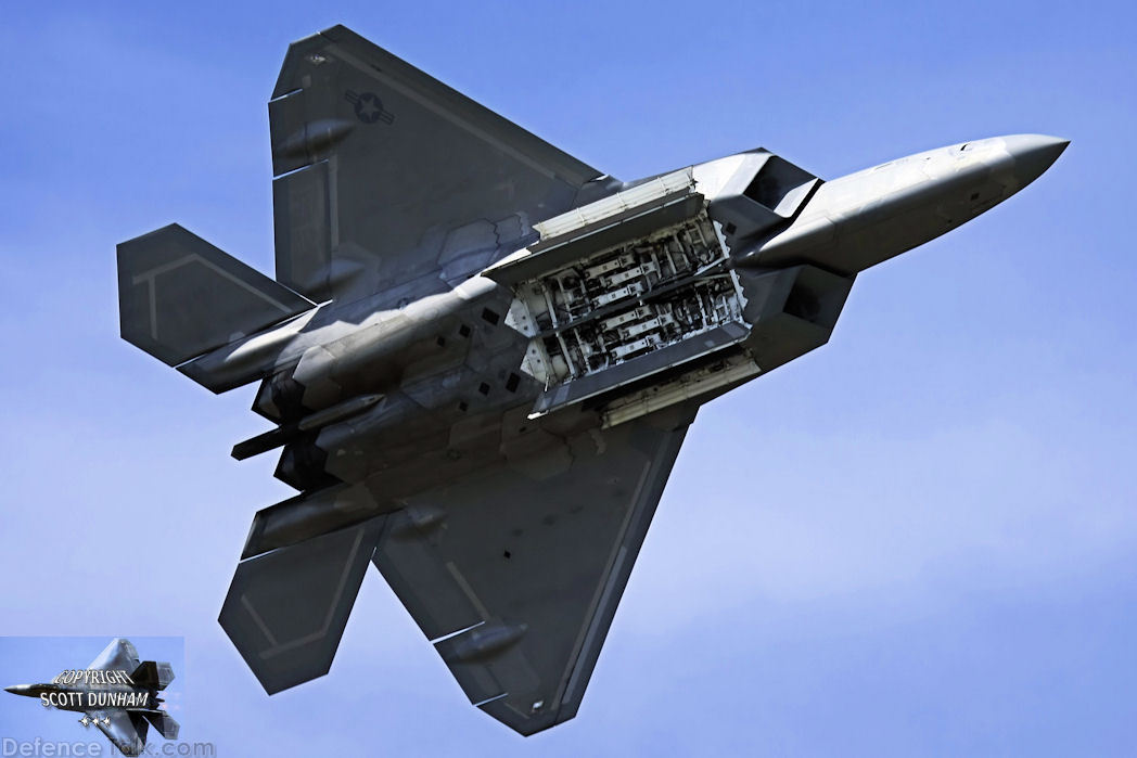 USAF F-22A Raptor Stealth Fighter