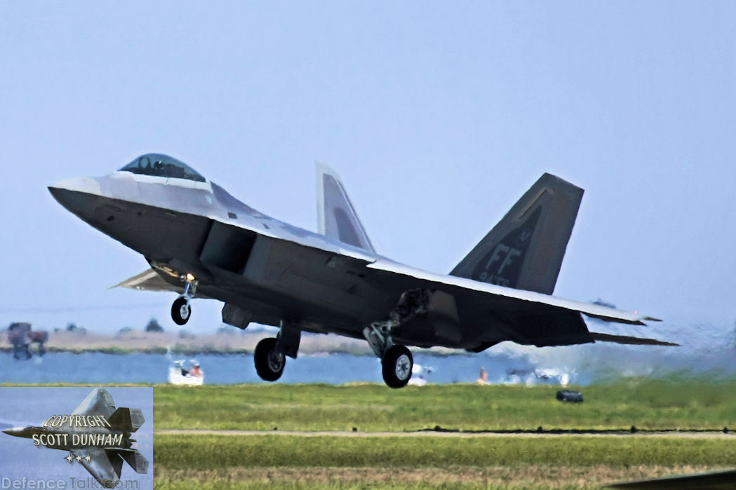 USAF F-22A Raptor Stealth Fighter