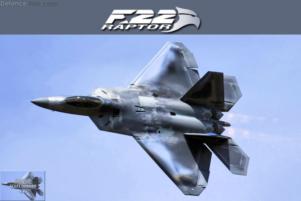 USAF F-22A Raptor Stealth Fighter