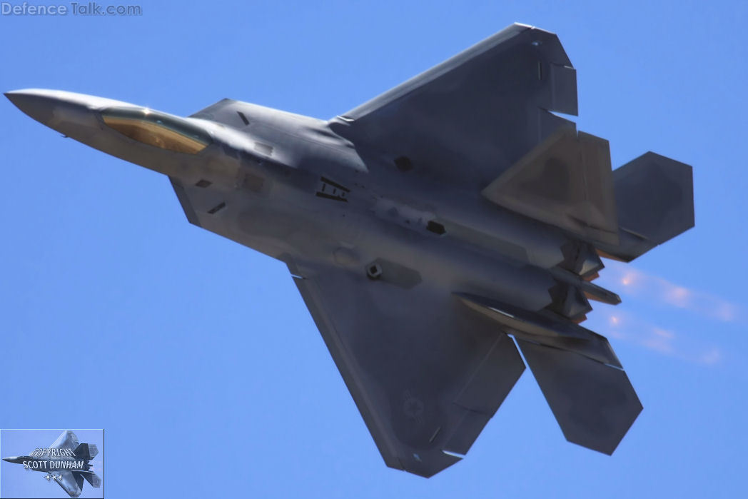 USAF F-22A Raptor Stealth Fighter