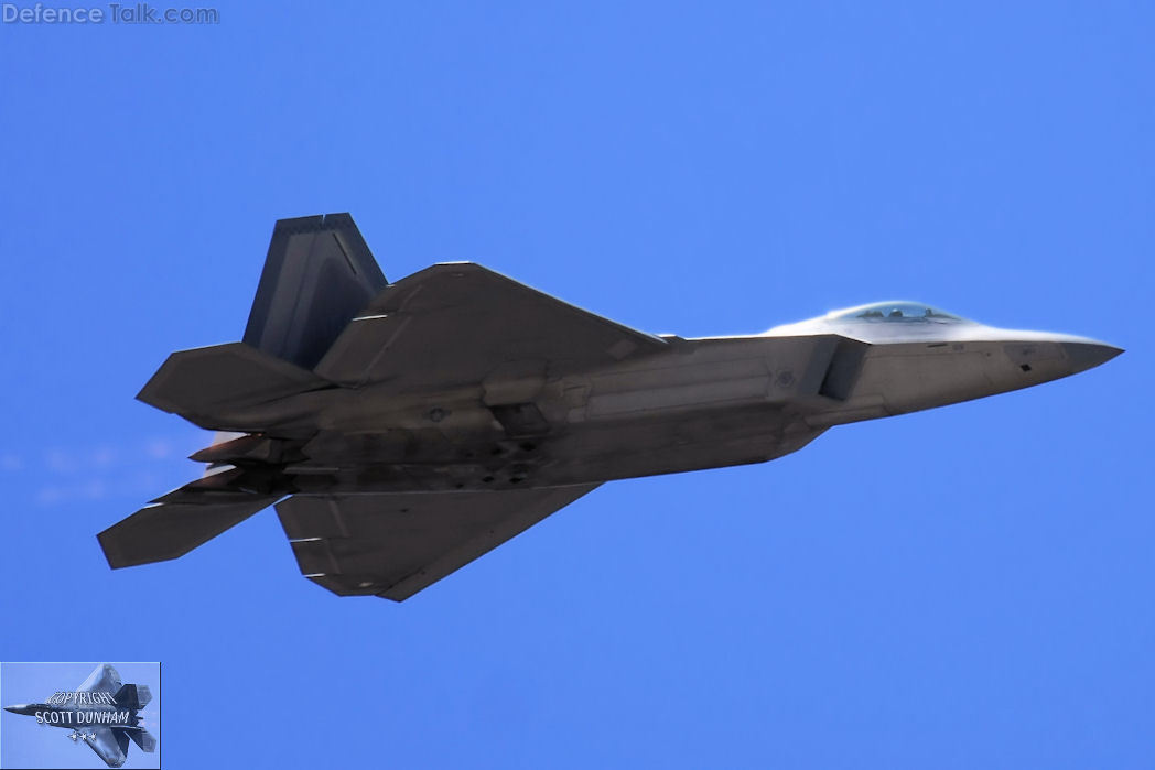 USAF F-22A Raptor Stealth Fighter