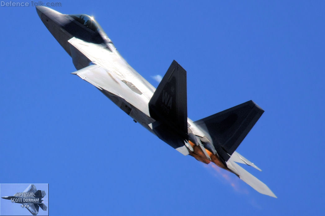 USAF F-22A Raptor Stealth Fighter