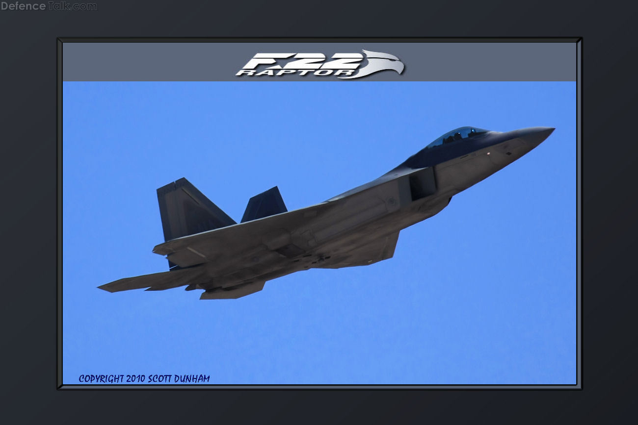 USAF F-22A Raptor Stealth Fighter